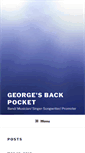 Mobile Screenshot of georgesbackpocket.com