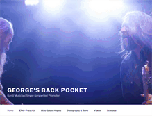 Tablet Screenshot of georgesbackpocket.com